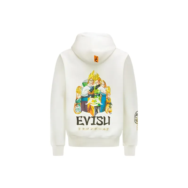 EVISU X Dragon Ball Z Sweatshirts Men White-0