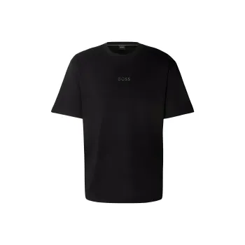 HUGO BOSS Logo Embossed Crewneck T Shirt