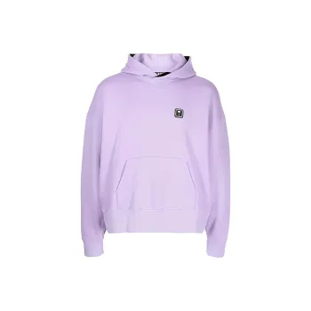 PALM ANGELS Palm Patch Taping Popover Hoodie