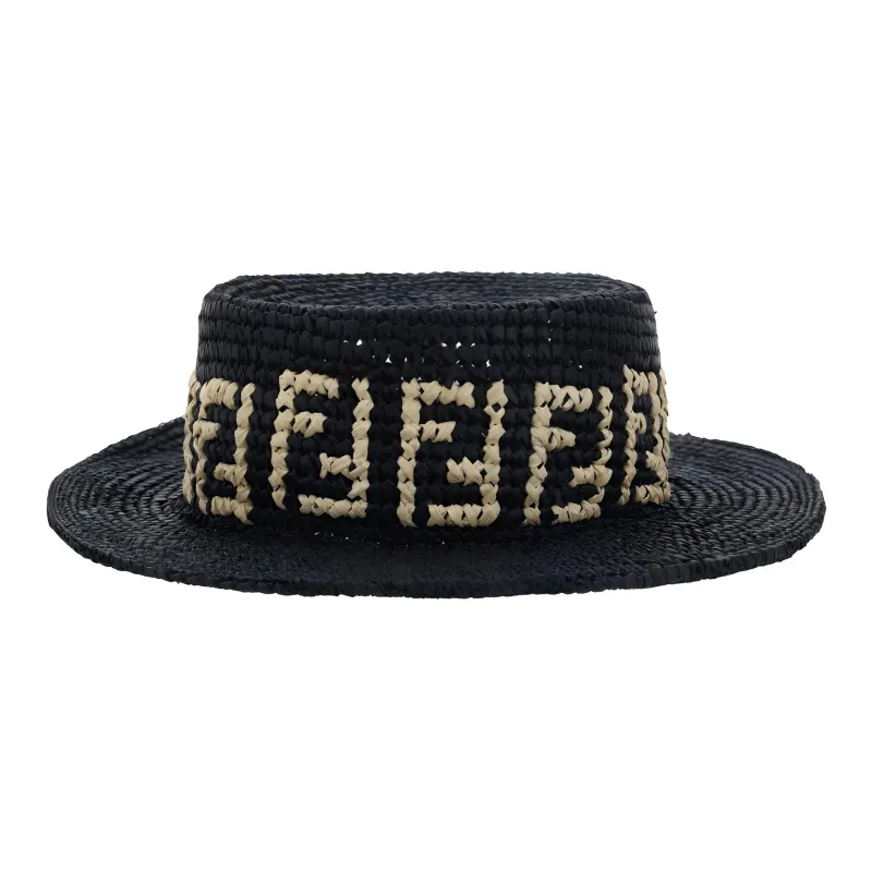 FENDI Ff Motif Wide Brimmed Bucket Hat-0