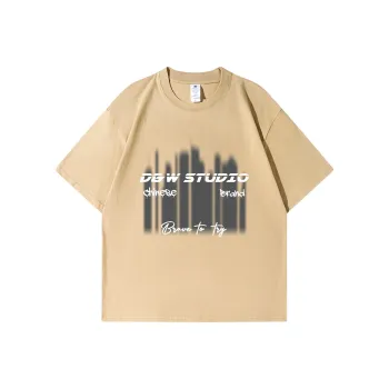 D&W T Shirts Unisex Khaki