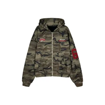 Xmithie Cardigan Sweatshirt Unisex Army Green