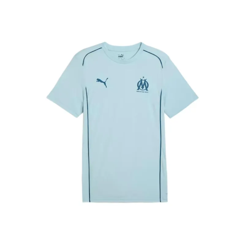 PUMA Olympique De Marseille Regular T-Shirt Men's Sky Blue-0