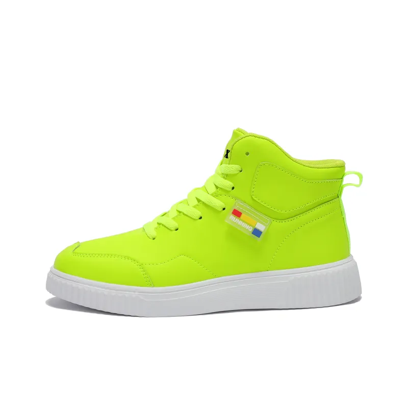 Singing Anti Slip And Wear Resistant Height Increasing High Top Skateboard Shoes Unisex-6