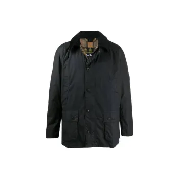 BARBOUR Ashby Waxed Button Up Jacket