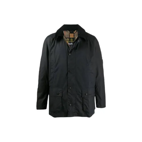 BARBOUR Ashby Waxed Button Up Jacket