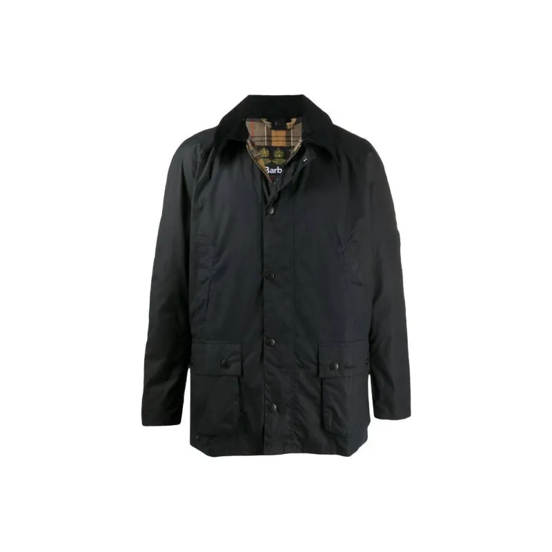 BARBOUR Ashby Waxed Button Up Jacket-0