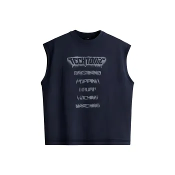 H&M Tank Tops Men's Deep Blue/Techtonic