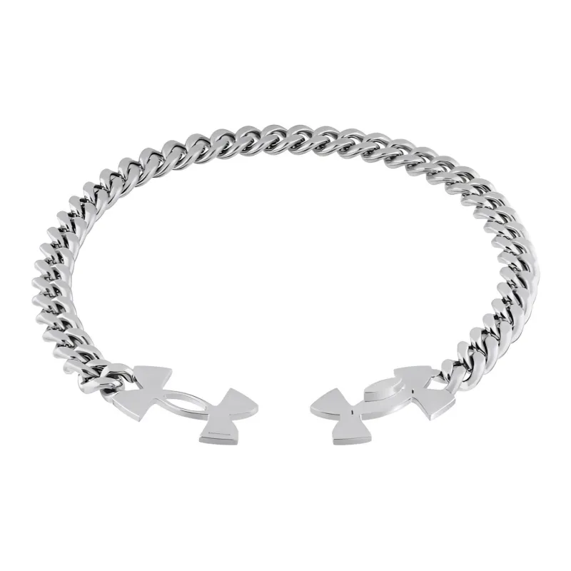 Balenciaga Brass Necklaces Women's Silver-1
