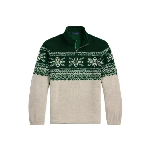 Polo Ralph Lauren Fair Isle Half Zip Fleece Sweatshirt
