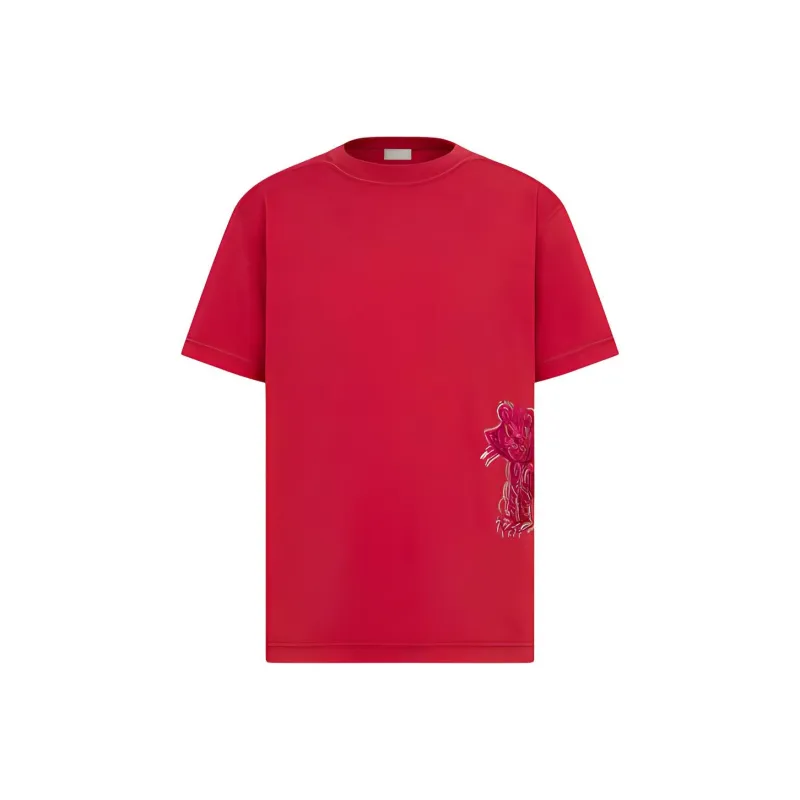 DIOR x Kenny Scharf Collaboration SS22 T-Shirt Men's Red-0