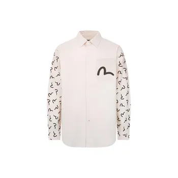 EVISU Shirts Men Ivory
