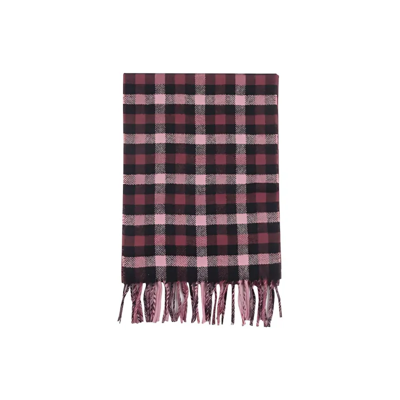 COACH Knit Scarves Men Rose Red Black-1