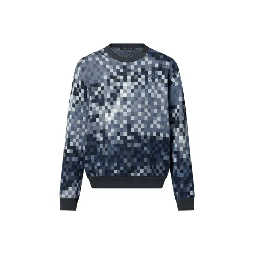 LOUIS VUITTON Lv Vers Damoflage Jacquard Pullover