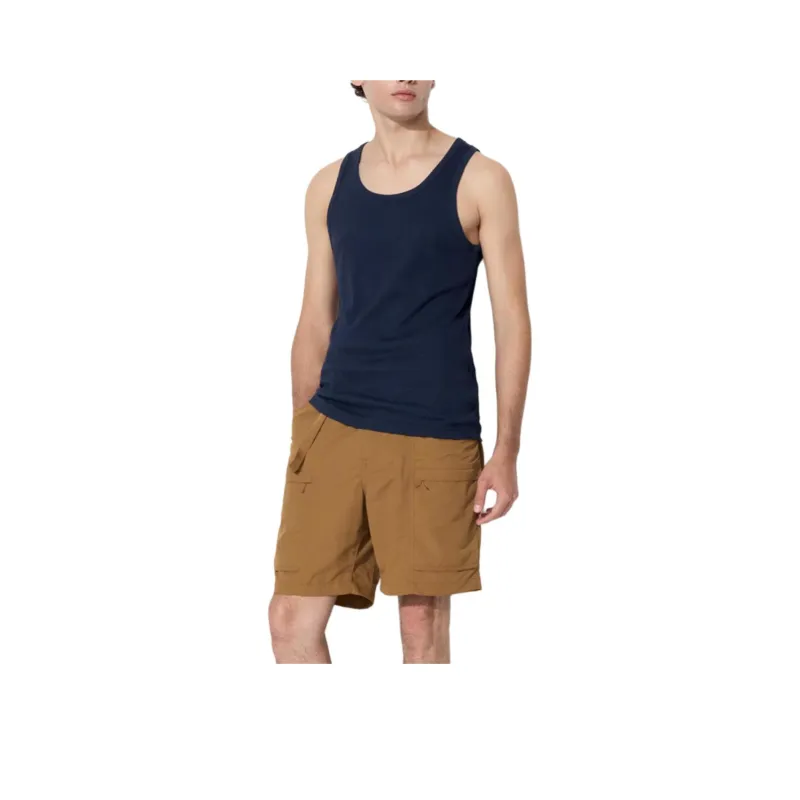 UNIQLO Tank Tops Unisex Navy Blue-0