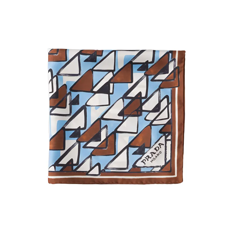 PRADA Geometric print Scarf-1