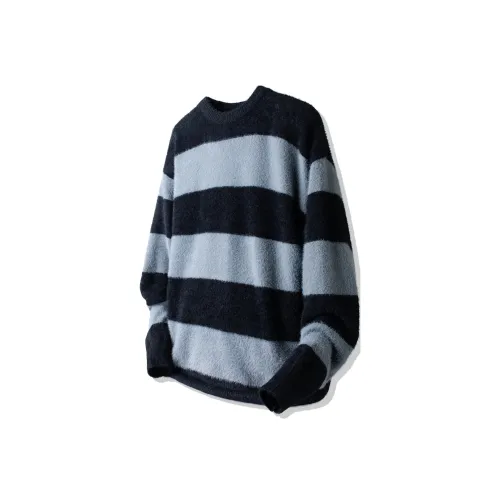 I'm David Knitwear Unisex Black Gray Stripes