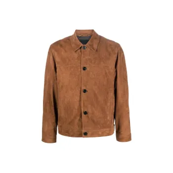 THEORY Jackets Men Cedar Brown
