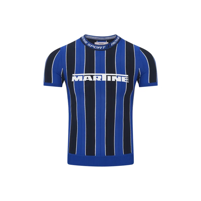 Martine Rose Logo Tight T Shirt-0