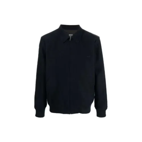 A.P.C We11done jackets Men Marine Blue
