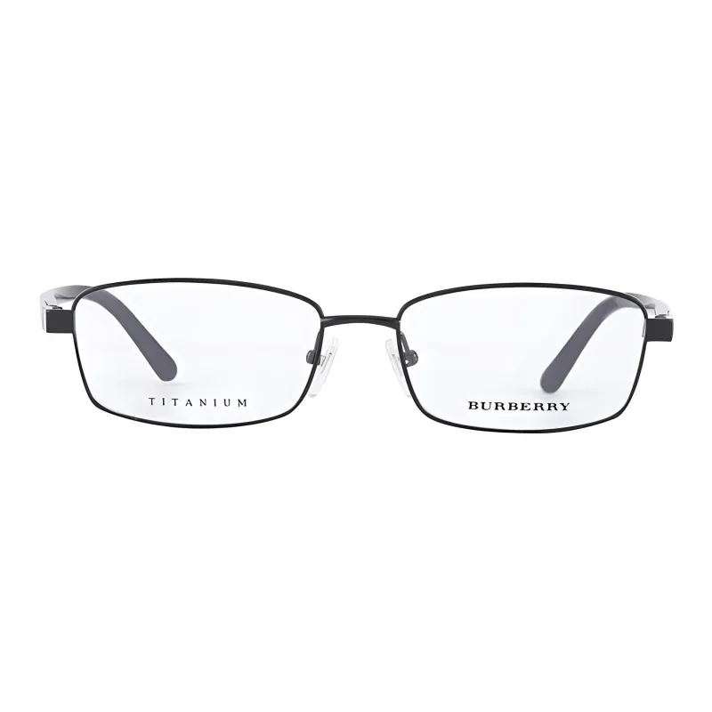 Burberry Titanium Alloy Injection Molding Rectangular Eyeglass Frames Men's Multicolor-1
