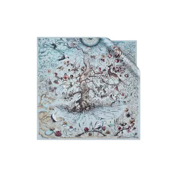 DIOR Silk Scarves Women's Blue