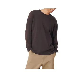 UNIQLO T Shirt Unisex Brown Black