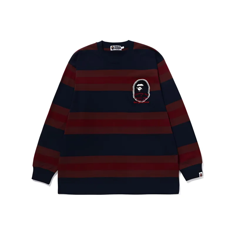 Bape Badge Hoop L/S Tee-3