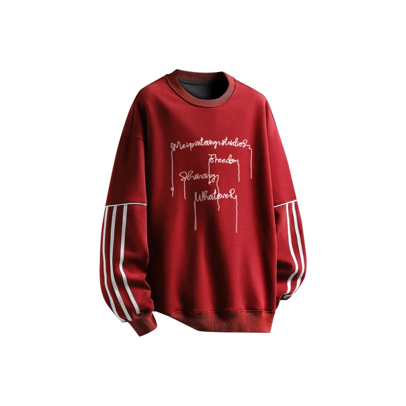 MEIPIN TANG Sweatshirt Unisex Coffee Brown-4