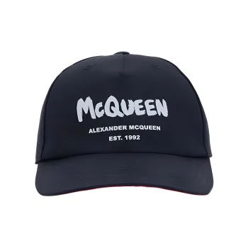 Alexander McQueen Grafitti Print Cap