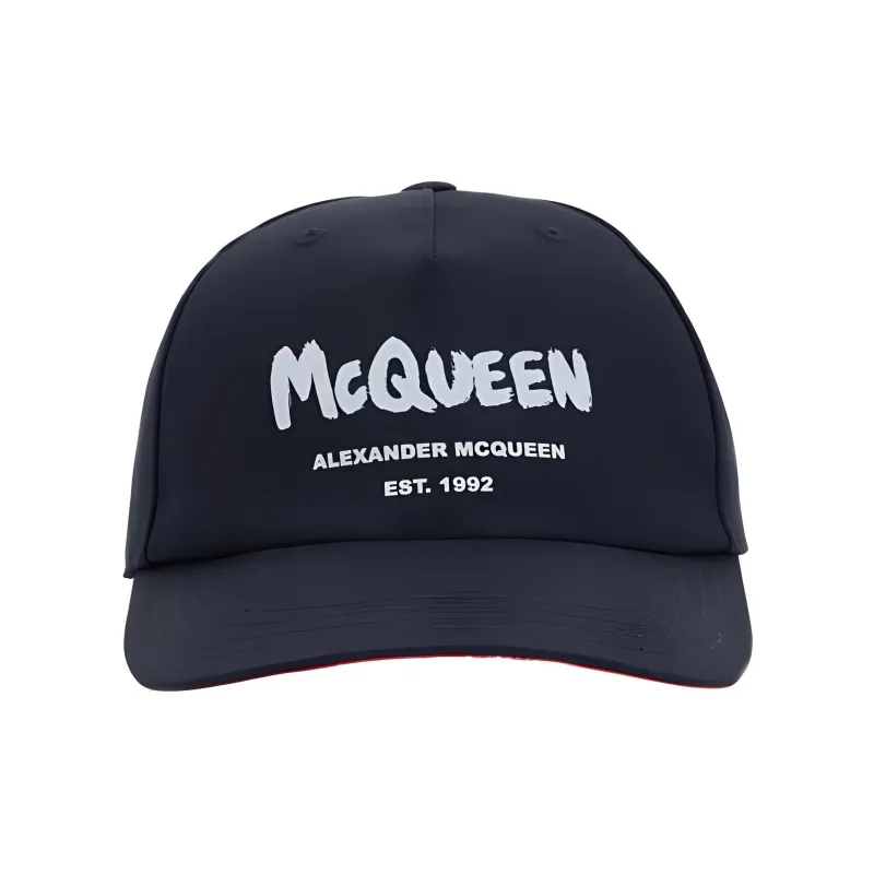 Alexander McQueen Grafitti Print Cap-0