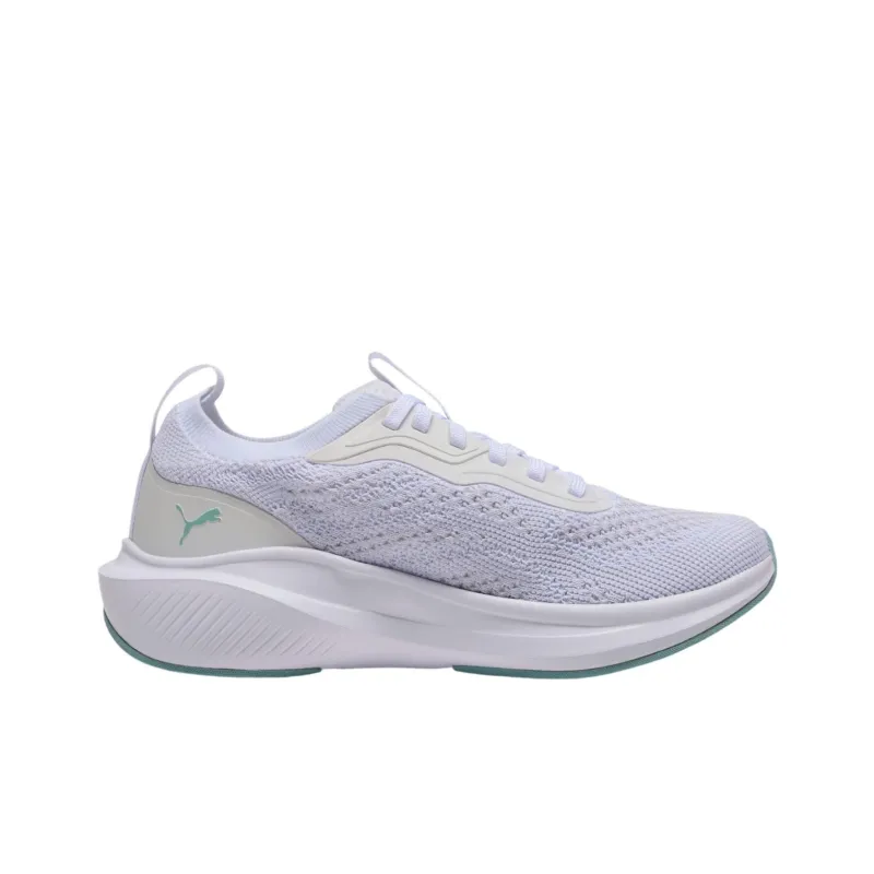 PUMA Skyrocket Lite Anti Slip Wear Resistant Low Top Running Shoes Women's White Green-1