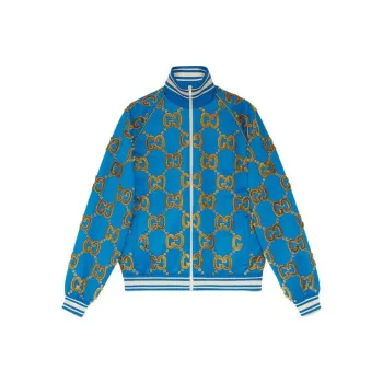 GUCCI Jackets Men Blue