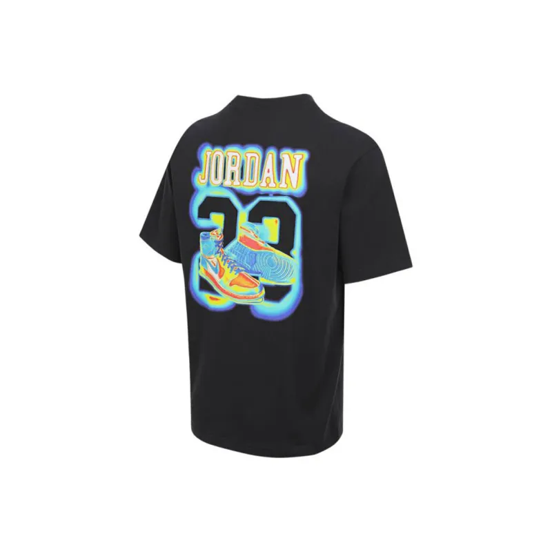 Jordan T Shirts Men Black-1