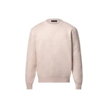 LOUIS VUITTON Monogram Embossed Pullover