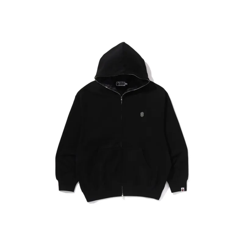 A BATHING APE One Point Relaxed Fit Zip Hoodie-0