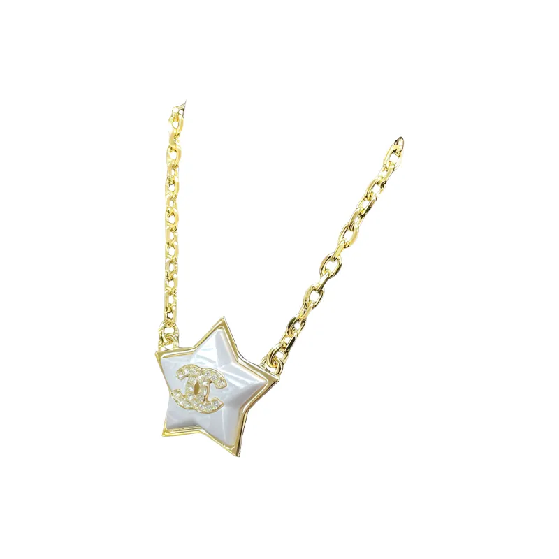 CHANEL Metal Necklaces Women's Gold-2