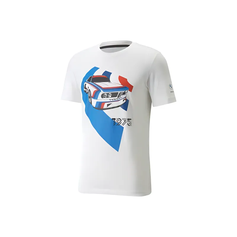 PUMA x BMW Set-in Sleeve T-Shirt Unisex White-0