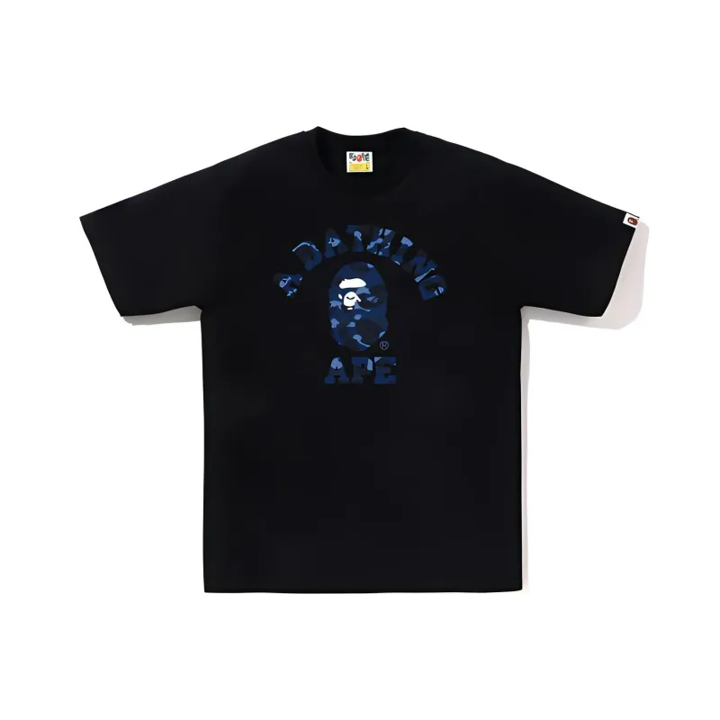 A BATHING APE Color Camo College Tee SS23-0