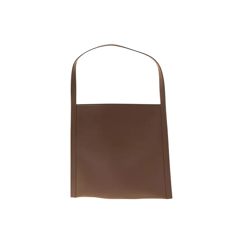 A.P.C Cow Leather One Shoulder Handbag Women's Dark Taupe-2