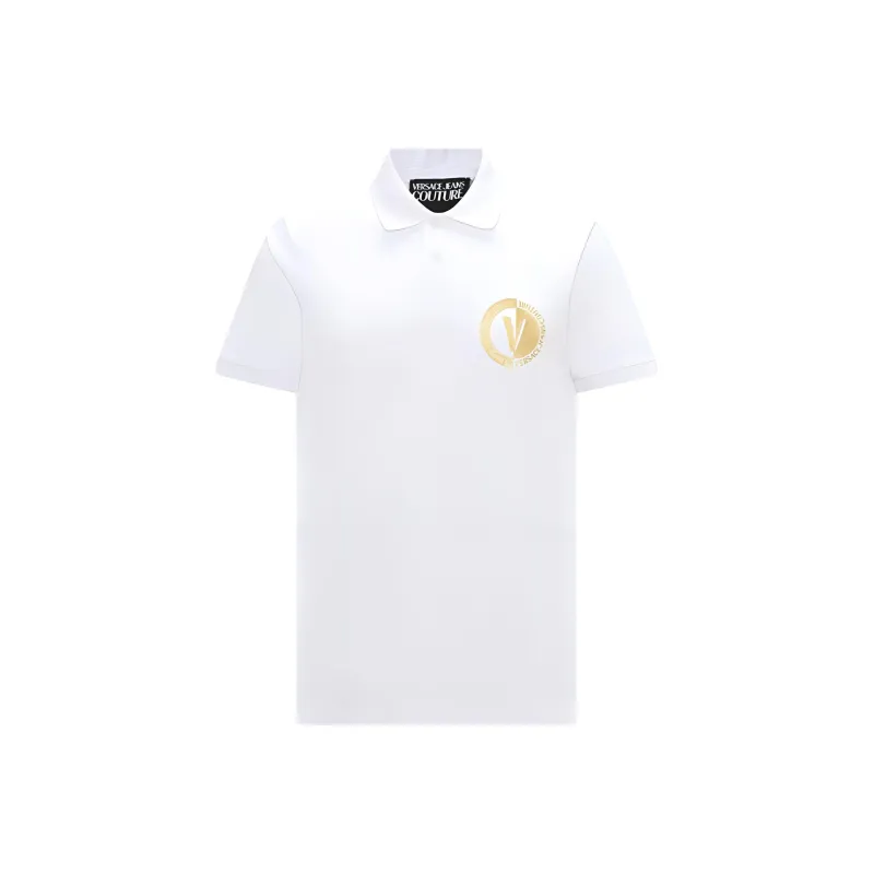 VERSACE JEANS COUTURE SS23 Polo Shirt Men's White-0