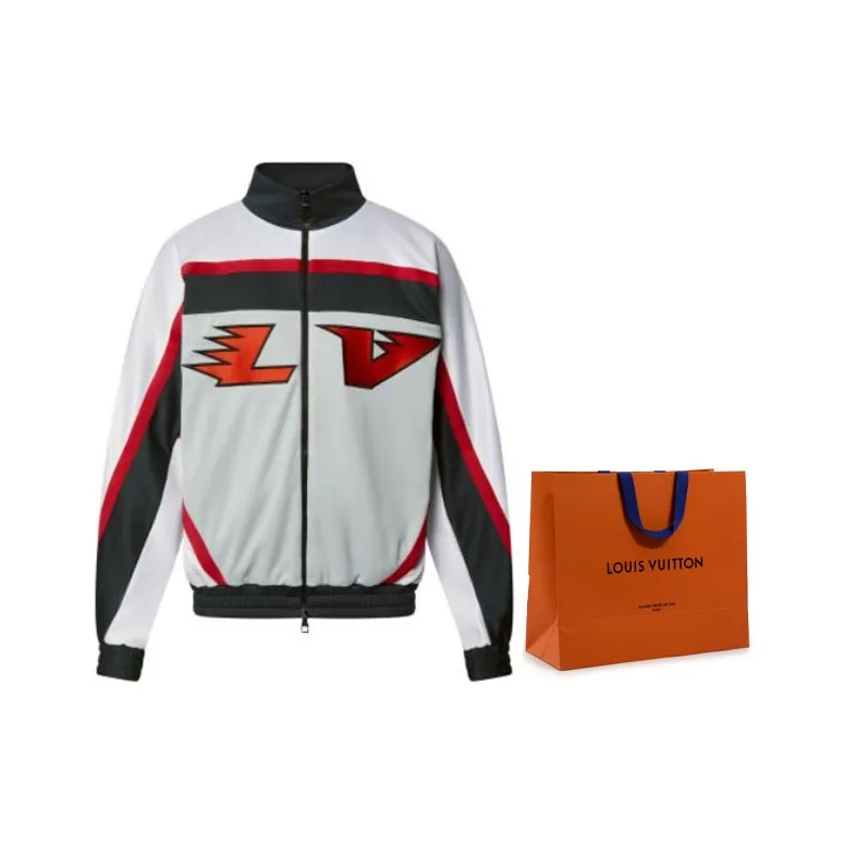 LOUIS VUITTON Pre Owned 2010s Embellished logo Jacket-6