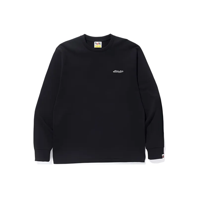 A BATHING APE A BATHING APE Patch Long Sleeve Tee-0