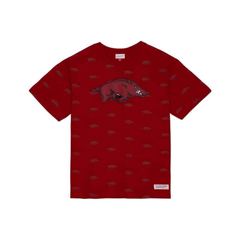 Mitchell Ness T Shirts Men Red-0