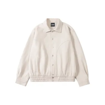 DIMC Loose Fit Jacket Unisex Beige