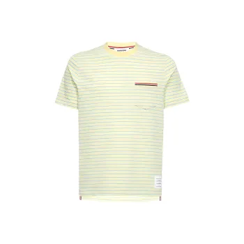 THOM BROWNE Striped Crewneck T Shirt
