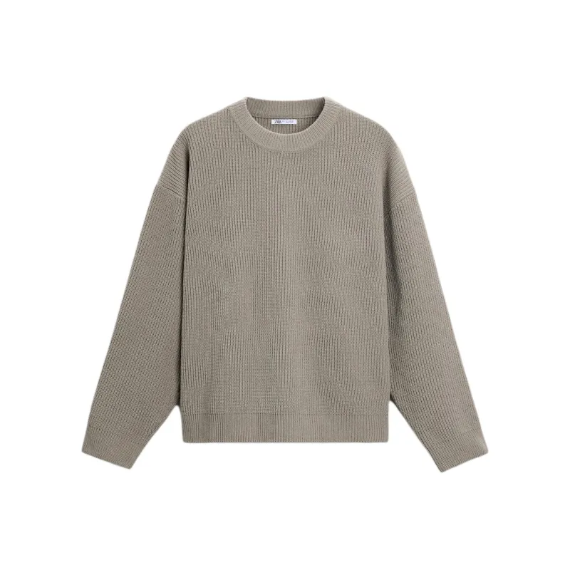 ZARA Knitwear Men's Brown/Dark Taupe-0