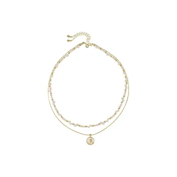 Rhymes Gold Plated Copper Necklaces Women's