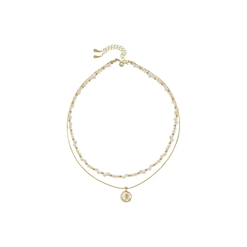 Rhymes Gold Plated Copper Necklaces Women's-0
