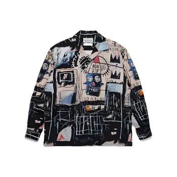 WACKO MARIA WACKO MARIA X Jean Michel Basquiat Jackets Unisex Black